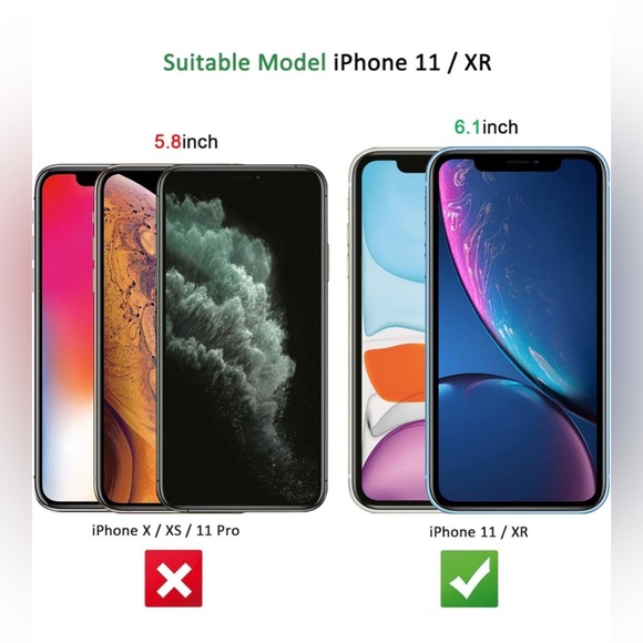 NEW'C 3 Pack Designed for iPhone 11 & iPhone XR Screen Protector Tempered Glass - Picture 4 of 13